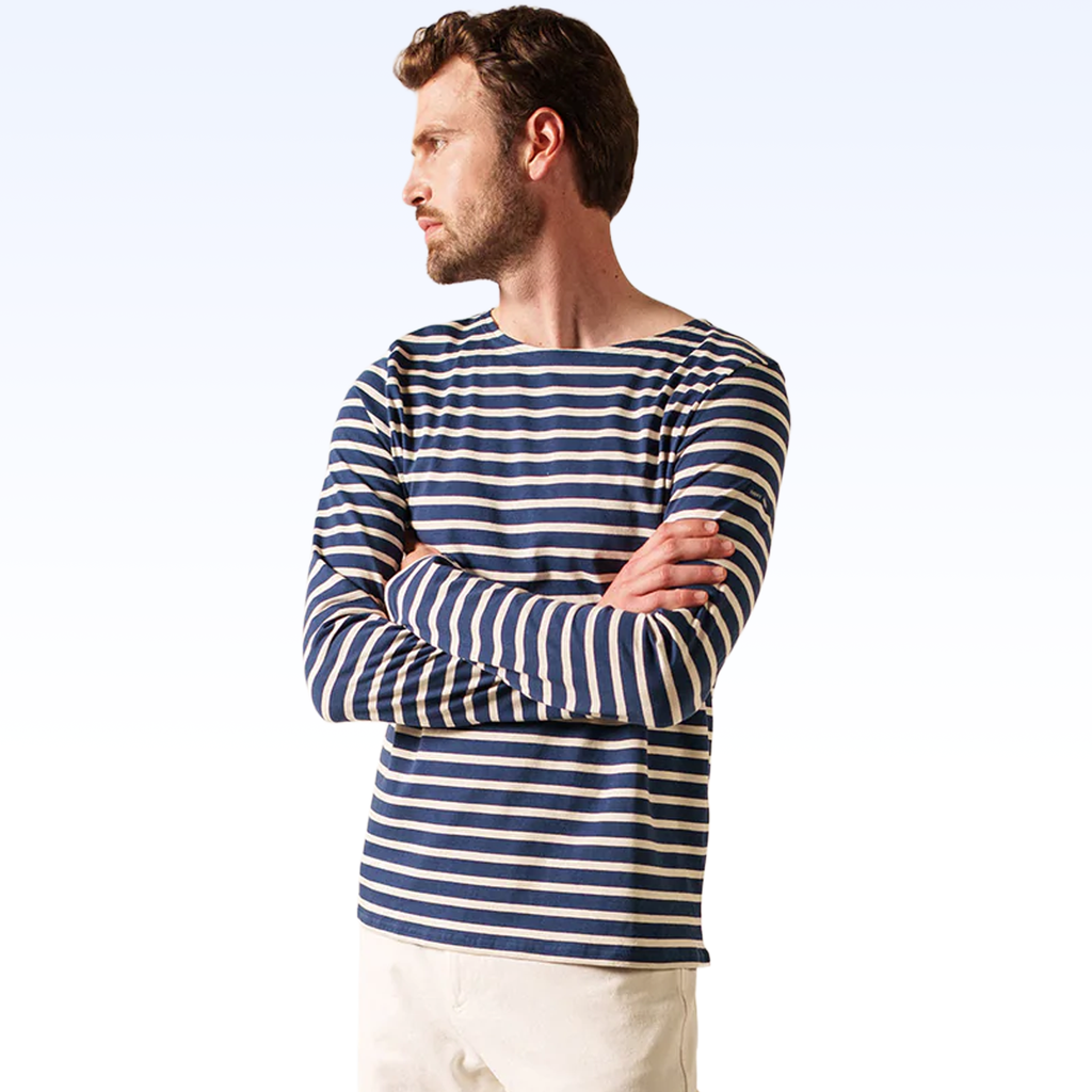 SAINT JAMES MINQUIERS MODERN UNISEX BRETON SHIRT